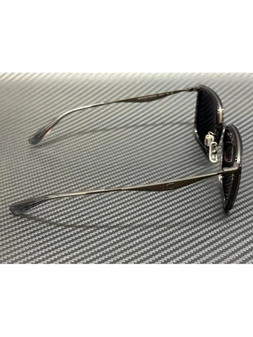New Coach Men Gunmetal Sunglasses 56-21-150